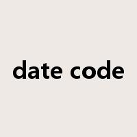 date code是什么意思