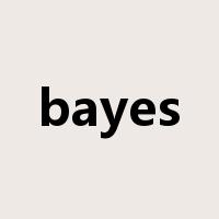 bayes是什么意思