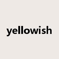 yellowish是什么意思