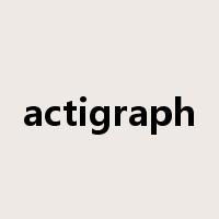 actigraph是什么意思
