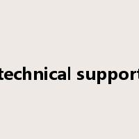 technical support是什么意思