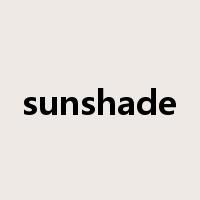sunshade是什么意思