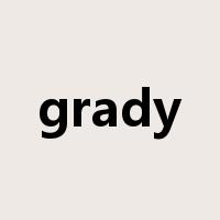 grady是什么意思