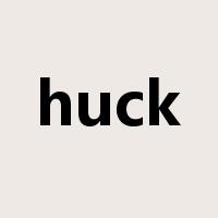 huck是什么意思