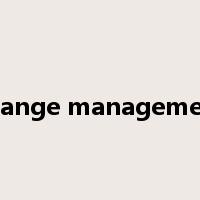 change management是什么意思