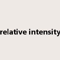 relative intensity是什么意思