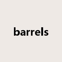 barrels是什么意思
