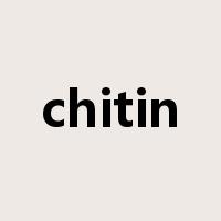 chitin是什么意思