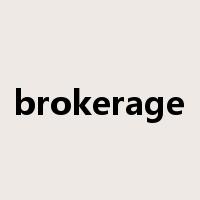 brokerage是什么意思