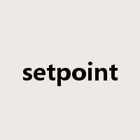 setpoint是什么意思
