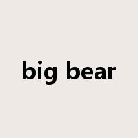 big bear是什么意思