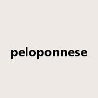 peloponnese是什么意思