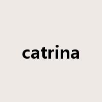 catrina是什么意思