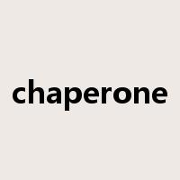 chaperone是什么意思