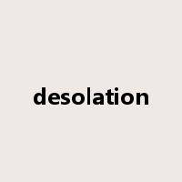 desolation是什么意思