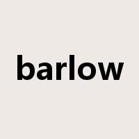 barlow是什么意思