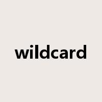 wildcard是什么意思