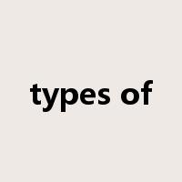 types of是什么意思
