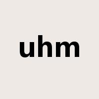 uhm是什么意思