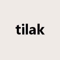 tilak是什么意思