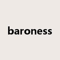 baroness是什么意思