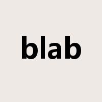 blab是什么意思