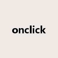 onclick是什么意思