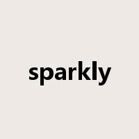 sparkly是什么意思