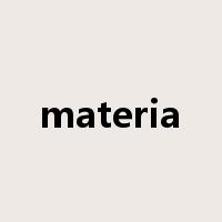 materia是什么意思