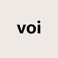 voi是什么意思
