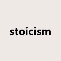 stoicism是什么意思