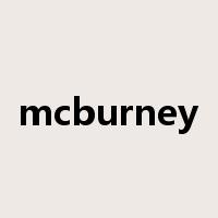 mcburney是什么意思
