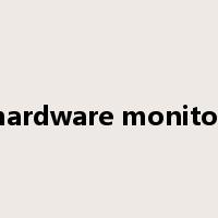 hardware monitor是什么意思