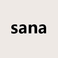 sana是什么意思