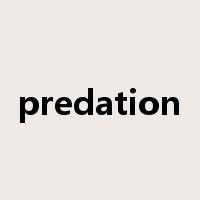 predation是什么意思