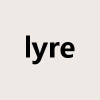 lyre是什么意思