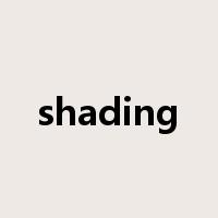 shading是什么意思