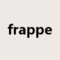 frappe是什么意思