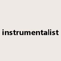 instrumentalist是什么意思