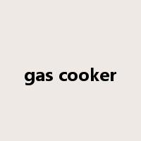 gas cooker是什么意思