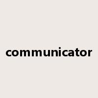 communicator是什么意思