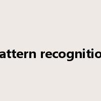 pattern recognition是什么意思