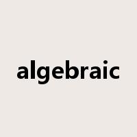 algebraic是什么意思