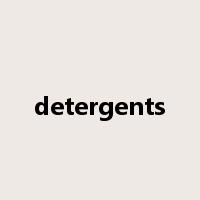 detergents是什么意思