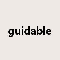 guidable是什么意思