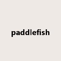 paddlefish是什么意思