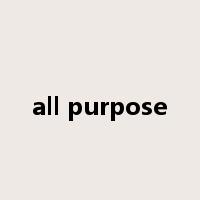 all purpose是什么意思