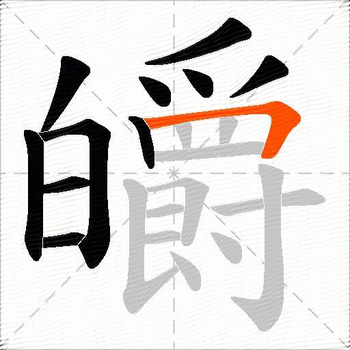 皭