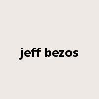 jeff bezos是什么意思