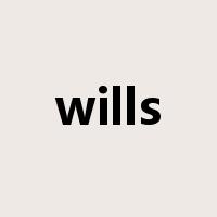 wills是什么意思